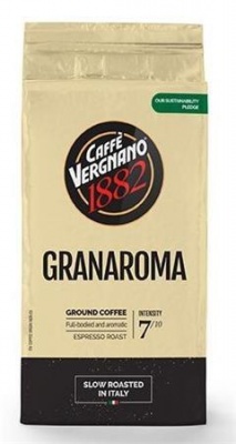 Kávé, pörkölt, őrölt, 250 g, CAFFÉ VERGNANO "Granaroma"
