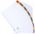 Regiszter, karton, A4+, 1-31, EXACOMPTA, fehér